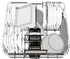 WHIRLPOOL W8I HT58 TS - LOWER RACK - 1