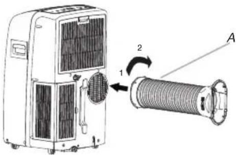 WHIRLPOOL PACB12HP - Install Exhaust Hose and Adapter - 2