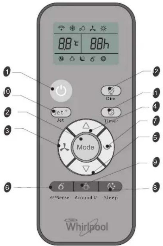 WHIRLPOOL PACB12HP - PULSANTE TIMER - 1
