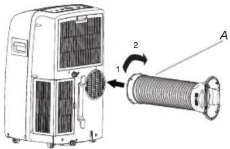 WHIRLPOOL PACB12HP - Instalace odtahové hadice a adaptéru - 2