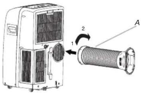 WHIRLPOOL PACB12HP - Installation af udsugningsrør og adapter - 2