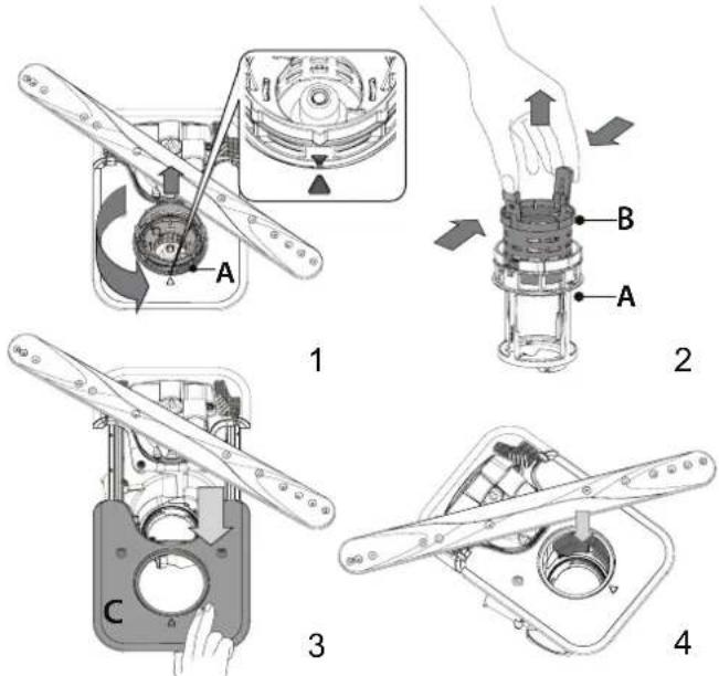 WHIRLPOOL WH7IPA15BM6L0 - REINIGUNG DER FILTEREINHEIT - 1