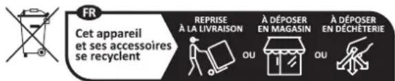 WHIRLPOOL WF S7977 CPNE - MISE AU REBUT DES APPAREILS ÉLECTROMÉNAGERS - 1