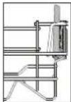 WHIRLPOOL WFO 3T133 PF X - FOLDABLE FLAPS WITH ADJUSTABLE POSITION - 1