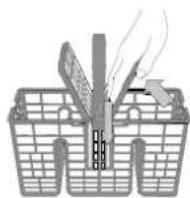 WHIRLPOOL WSBC 3M27 X - CUTLERY BASKET - 1