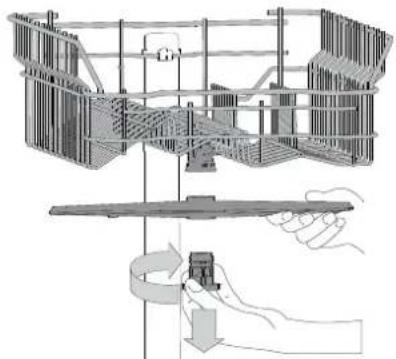 WHIRLPOOL WSBC 3M27 X - CURĂȚAREA BRATELOR DE PULVERIZARE - 1