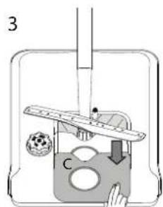 WHIRLPOOL WSBC 3M27 X - The dishwasher must not be used without filters or if the filter is loose. - 3