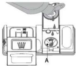 WHIRLPOOL W0I D751A X - FILLING THE RINSE AID DISPENSER - 2