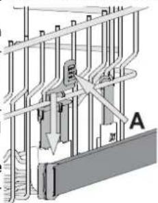 WHIRLPOOL W0I D751A X - REGOLAZIONE IN ALTEZZA DEL CESTELLO SUPERIORE - 1