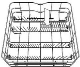 WHIRLPOOL W0I D751A X - PANIER INFÉRIEUR - 1