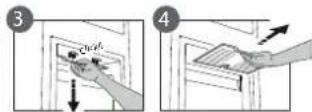 WHIRLPOOL W5 921D W - Процедура очистки принадлежности STOP FROST - 3