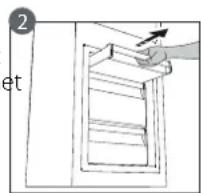 WHIRLPOOL W5 921D W - Procedure voor reiniging van het STOP FROST-accessoire - 2