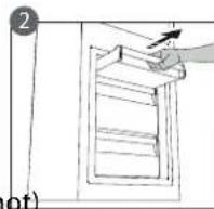 WHIRLPOOL W5 921D W - Procedure to clean the stop frost accessory - 2