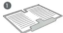 WHIRLPOOL W5 921D W - Procédure de nettoyage de l'accessoire antigivre - 1