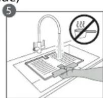 WHIRLPOOL W5 921E W - Procédure de nettoyage de l'accessoire antigivre - 4