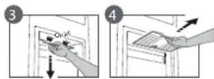 WHIRLPOOL W5 921E W - Como limpar o acessório Stop Frost - 3