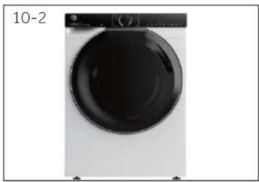 HOOVER H7W 412MBCR8-S - Avant de commencer le nettoyage, tous les compartiments doivent être vides. - 1