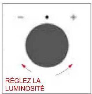 RÉGLEZ LA LUMINOSITÉ