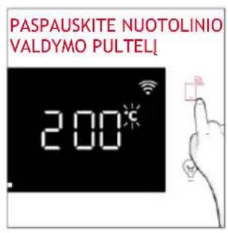 HOOVER HO6 S5B3HTB - Kaip aktyvinti nuotolinio valdymo pultelj - 3