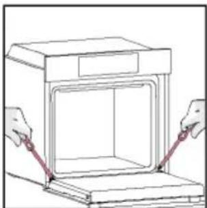 HOOVER HO6 S5G3YTX - BUITENKANT VAN DE OVEN: De glazen deur verwijderen en schoonmaken - 1