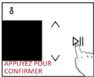 APPUYEZ POUR CONFIRMER