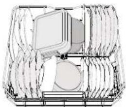 WHIRLPOOL W7I HT40 TS - LOWER RACK - 1
