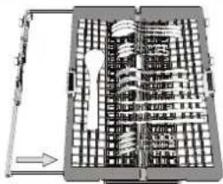 WHIRLPOOL W7I HT40 TS - CUTLERY RACK - 2