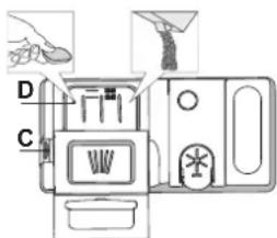 WHIRLPOOL W7I HT40 TS - PLNENIE DÁVKOVAČA UMÝVACIEHO PROSTRIEDKU - 1