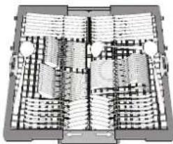 WHIRLPOOL W7I HT40 TS - КОШНИЧКА ЗА ПРИБОРИ - 1