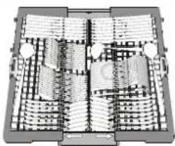 WHIRLPOOL W7I HT40 TS - CUTLERY RACK - 1