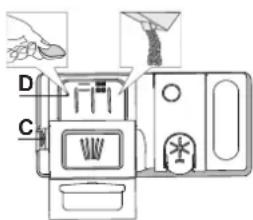 WHIRLPOOL W7I HT40 TS - ЗАРЕЖДАНЕ НА ДОЗАТОРА ЗА МИЯЛЕН ПРЕПАРАТ - 1