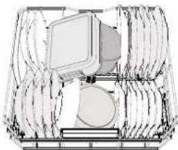WHIRLPOOL W7I HT40 TS - VIPBARE HYLDER MED JUSTERBAR POSITION - 2