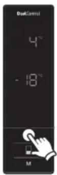 HOTPOINT H84BE 72 X UK - A hütôtér homérsékletének beallitása - 4
