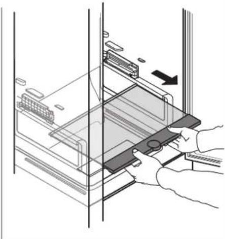 WHIRLPOOL WHC18 T572 - Entfernen des Kühlschrank-Schubfachs - 5