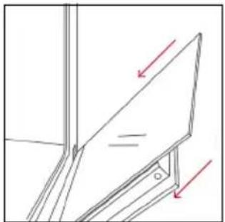 HOOVER HO6 S3B3HTB - OUTSIDE THE OVEN: removal and cleaning the glass door - 8