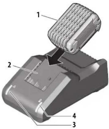 WAGNER Control Pro 300 Move 18V - Betekenis van de controlelampjes - 5