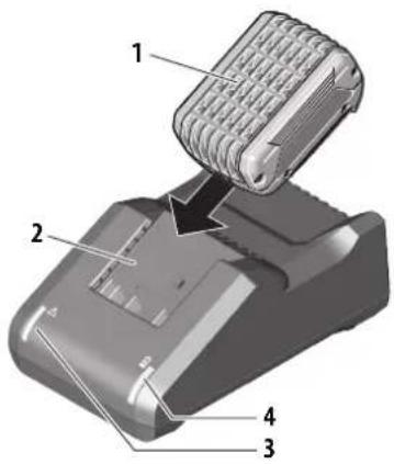 WAGNER Control Pro 300 Move 18V - Explanation of the indicator lights - 5