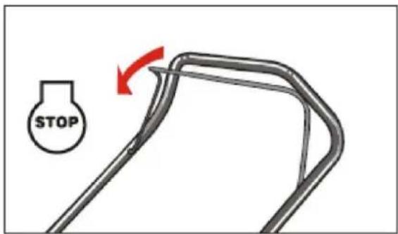 Anova CC351T3 - Pour arrêter le moteur - 2