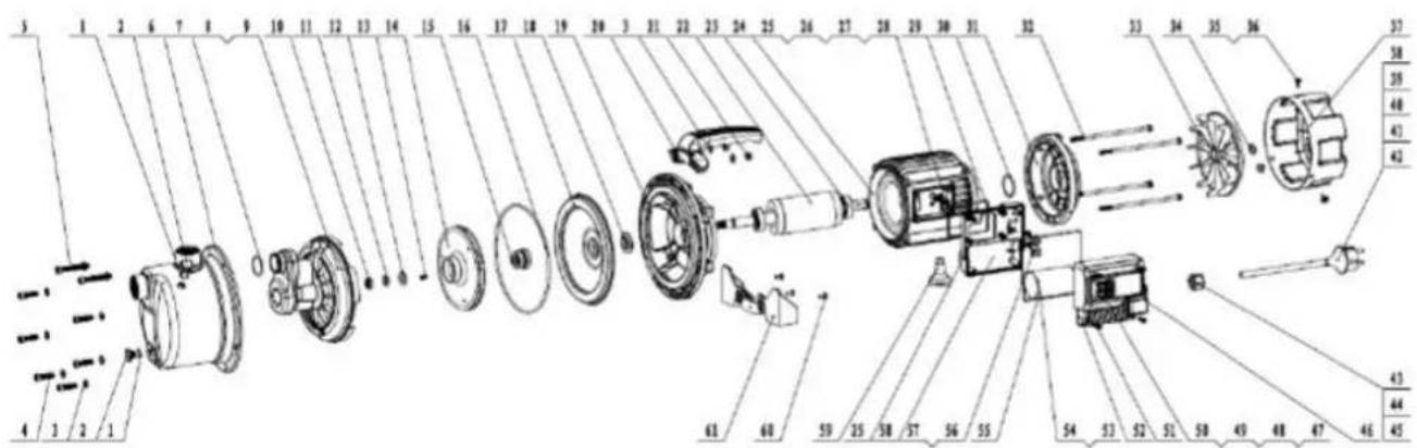 Anova BE1200P - Peças - 1