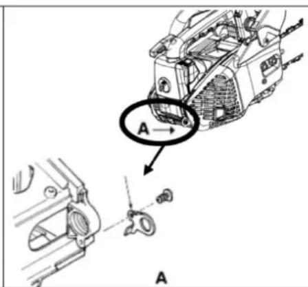 Anova MG2500 - 5.6- Se préparer à utiliser la scie sur l'arbre - 2