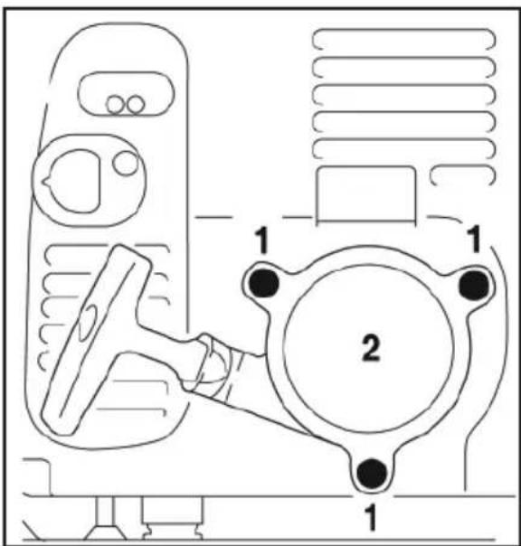 Anova SG65C - Remplacement de la corde du démarreur et du ressort du rétracteur - 1