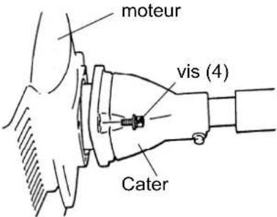 Maruyama B23C - Montage Assemblage du moteur et de l'arbre de transmission - 1