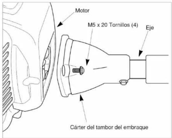 Maruyama B23C - Montaje del motor y el eje dirreccional de ensamblaje - 1