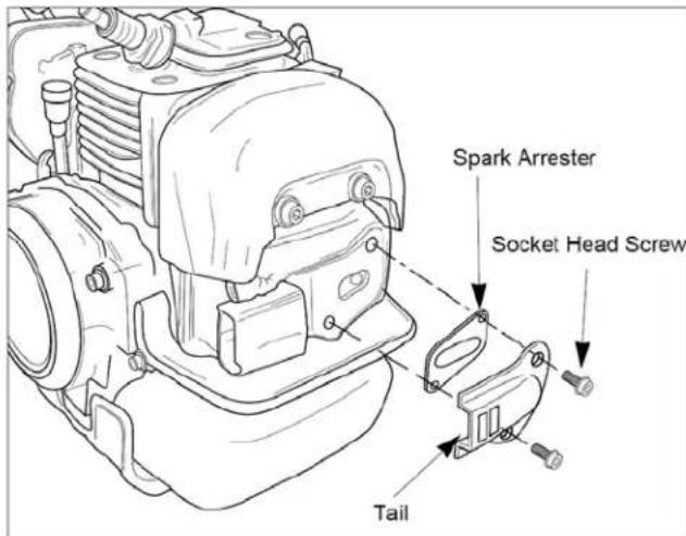 Maruyama B23C - Spark Arrester Maintenance - 1