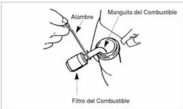 Maruyama B23C - Cambio del Filtro de Combustible - 1