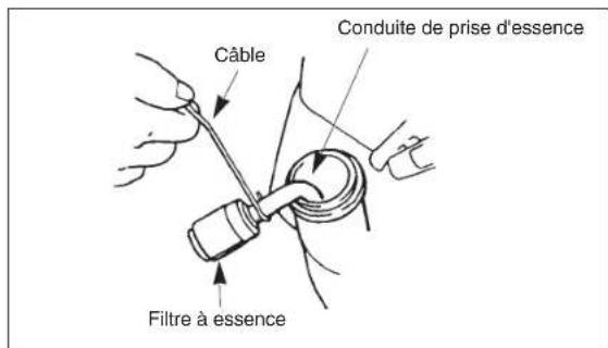Maruyama B30L - Remplacement du filtre à essence - 1