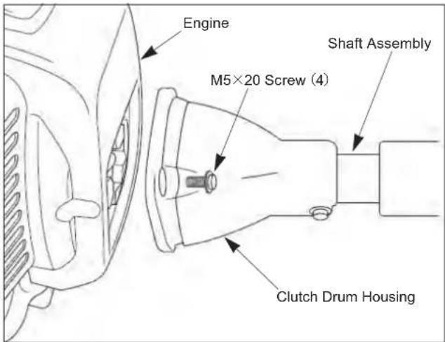 Maruyama B230C - Assembling Engine and Shaft Assembly - 1