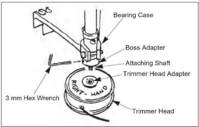 Maruyama B230C - Installing Trimmer Head - 1