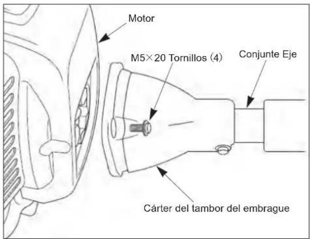 Maruyama B230C - Montaje del motor y el Conjunte eje - 1