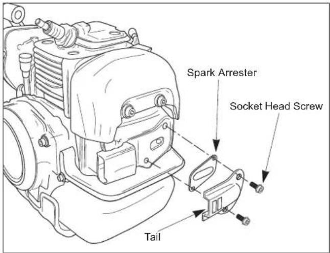 Maruyama B230C - Spark Arrester Maintenance - 1